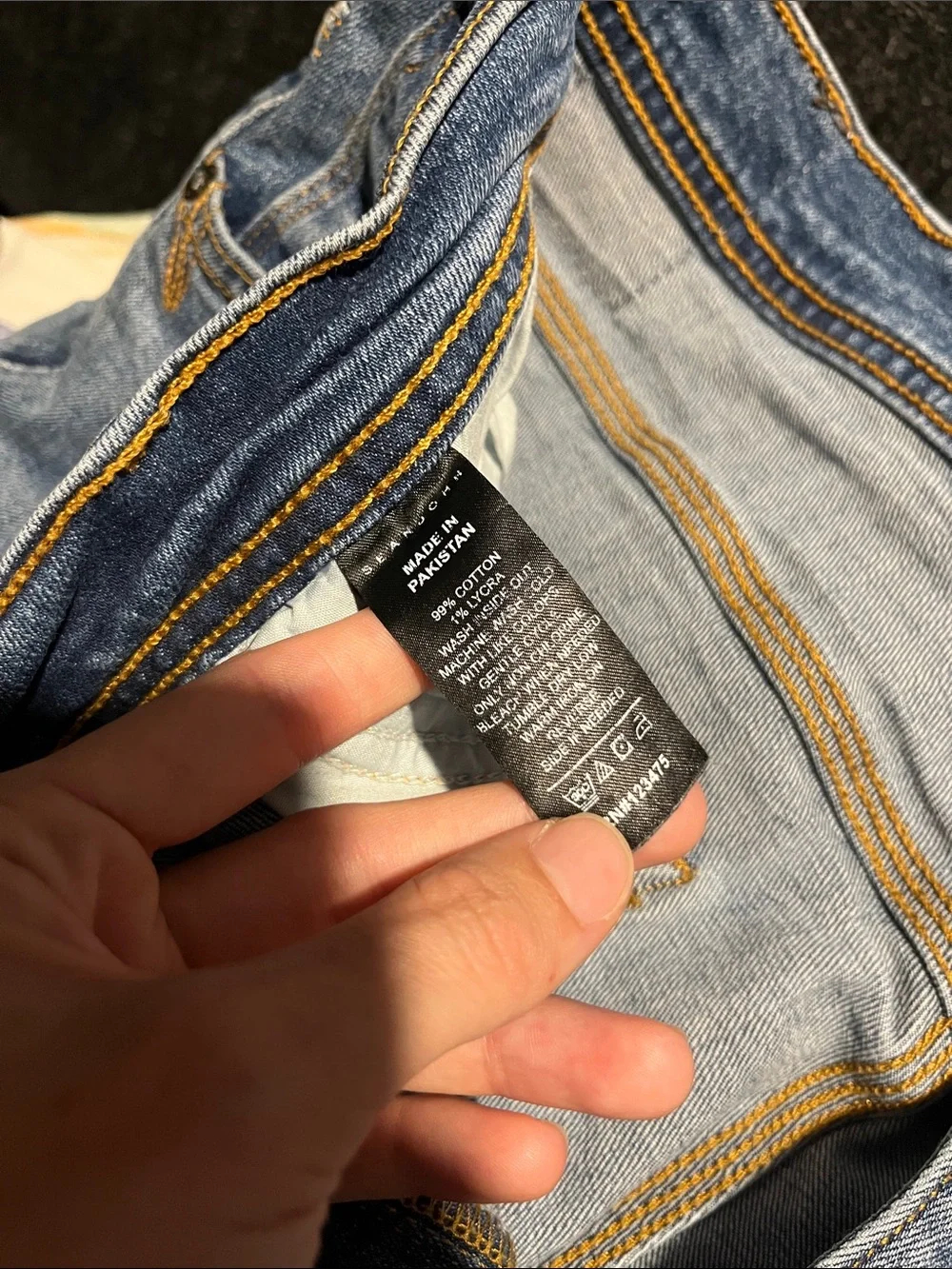 Sean John Men's Light Blue Straight-Leg Denim Jeans